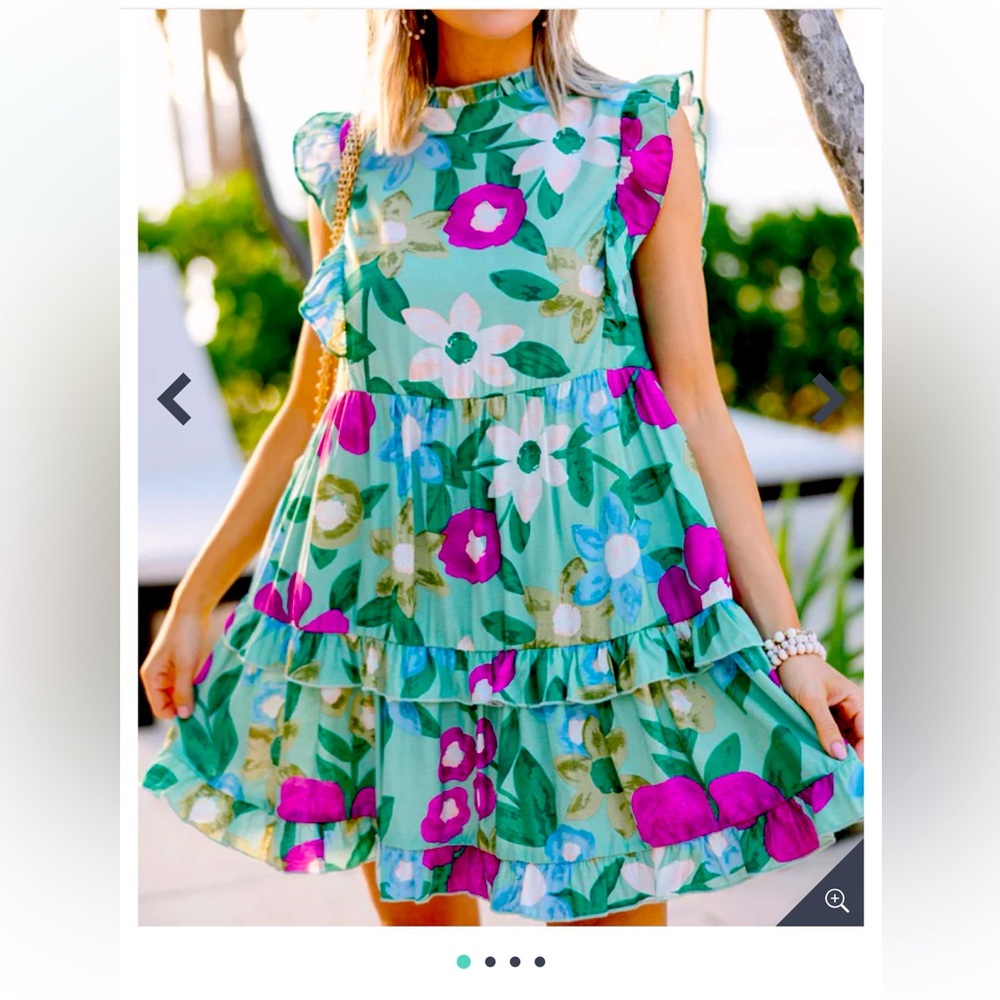 Shop the Mint girls floral dress